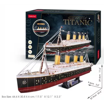3D Puzzle CubicFun Titanic LED