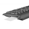 Juhtmega täissuuruses klaviatuur NATEC MORAY Kodu/Kontor USB QWERTY US International Must, 104 klahvi, numbriklahvistik