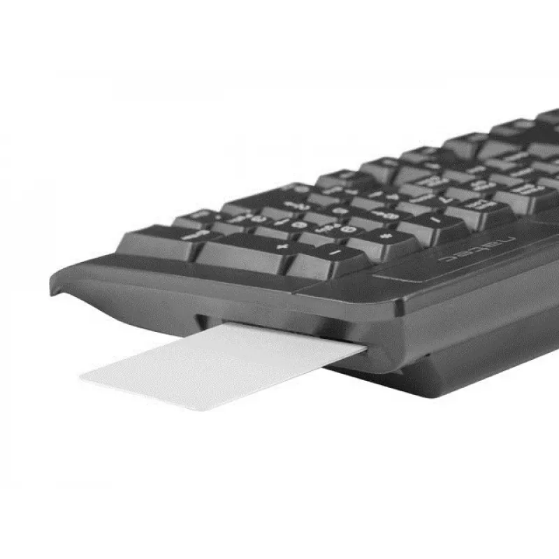 Juhtmega täissuuruses klaviatuur NATEC MORAY Kodu/Kontor USB QWERTY US International Must, 104 klahvi, numbriklahvistik
