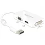 DeLOCK 0,16 m DisplayPort-VGA-HDMI-DVI-D kaabel