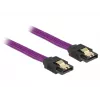 SATA-kaabel DeLOCK 83691 0,5 m SATA 7-kontaktiline lilla