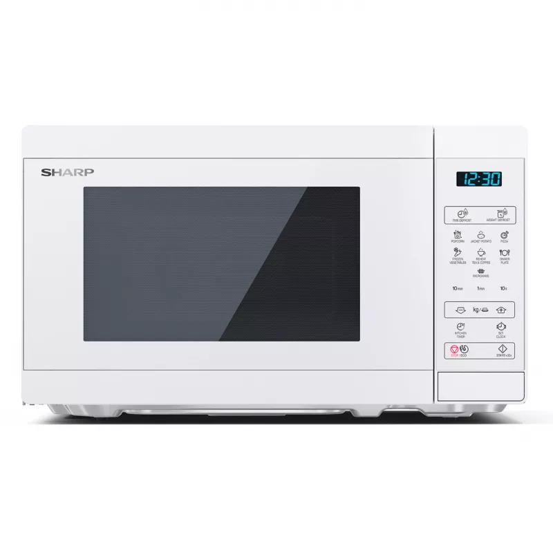 Sharp | Mikrolaineahi | YC-MS02E-C | Vabaltseisev | 800 W | Valge