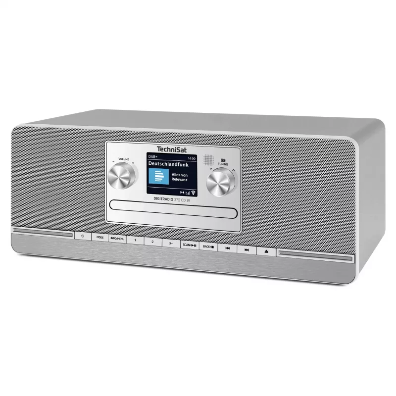 TechniSat DIGITRADIO 372 CD IR Internet Analoog & digitaalne Antratsiit, Hõbedane