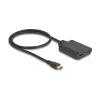 DeLOCK HDMI lüliti 2 x HDMI sisse 1 x HDMI välja 8K 60 Hz integreeritud kaabel 50 cm