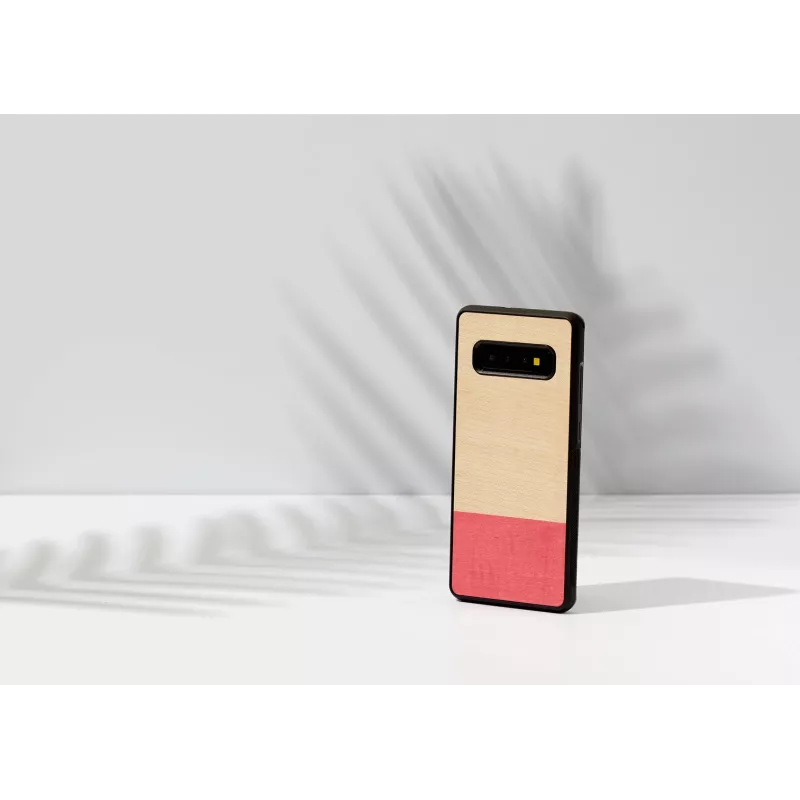 Nutitelefoni ümbris mehele ja puidust Samsung Galaxy S10 Plus jaoks — Miss Match Must
