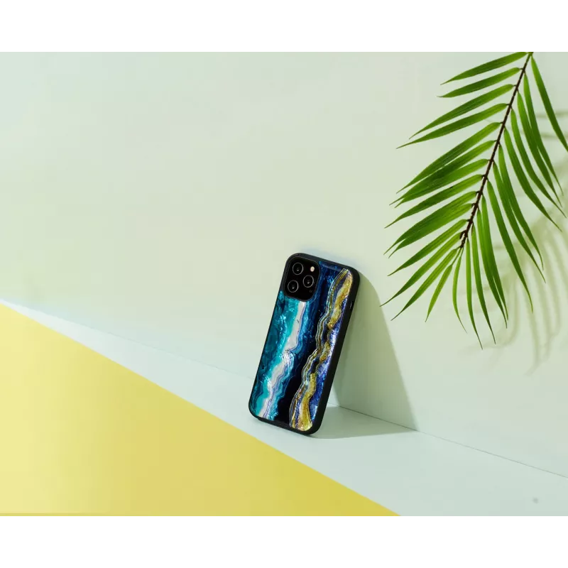 iKinsi kaitseümbris Apple iPhone 12 / 12 Pro jaoks — lilla ahhaadimustriga