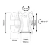 Teleri seinakinnitus MACLEAN MC-415 13–32 tollistele ekraanidele, VESA 100×100, kandevõime 30 kg