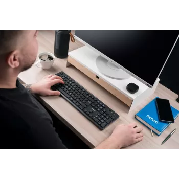 Savio KB-02 klaviatuur Kodu/Kontor USB QWERTY Must