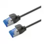 ROLINE patch-kaabel Cat.6A (klass EA) S/FTP (PiMF), LSOH, PoE, must, 0,5 m