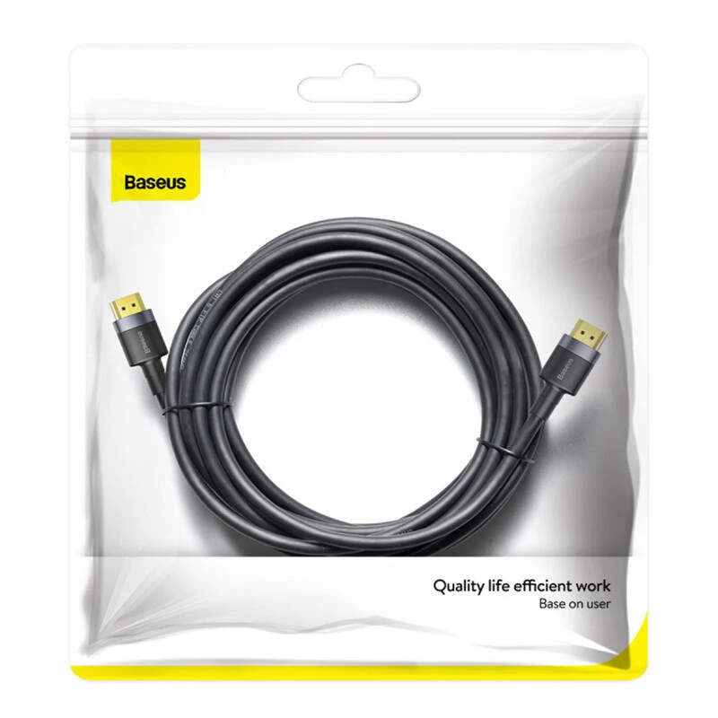 HDMI-kaabel Baseus CADKLF-H01 5 m isane tüüp A isasele must