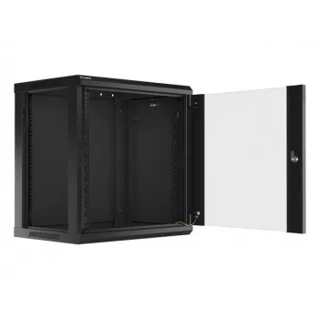Seinale paigaldatav riiul LANBERG WF01-6412-10B 12U, 19-tolline raam, 600×450×640 mm, must, IP20