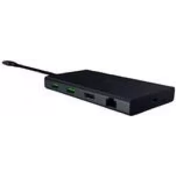 Razer USB-C dokk - must - 4K @ 60 Hz - 85W toiteedastus - laadimis-/dokkimisjaam (RC21-02250100-R3M1)