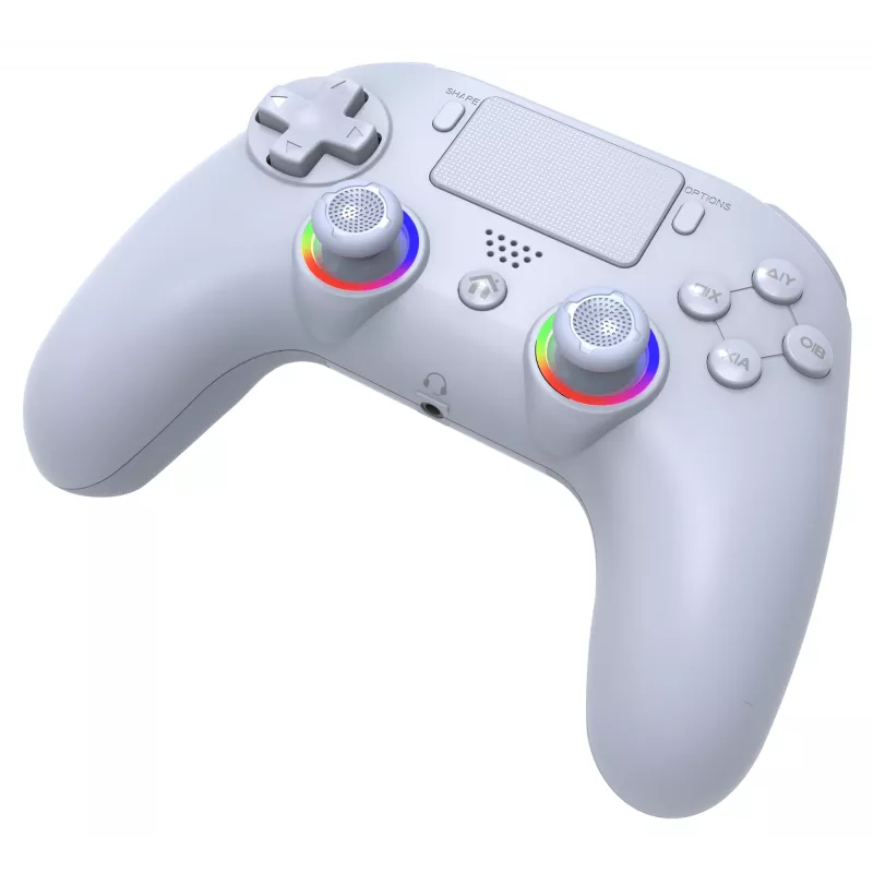 Juhtmevaba LED-kontroller SUBSONIC SA5639-2 — PS4 ja PC jaoks, valge, juhtmevaba ühendus