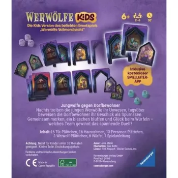 Ravensburger Werewolves - Night of the Young Wolves kaardimäng