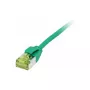 patch-kaabel RJ45, CAT6A 500Mhz, 0,15m, Green, U/FTP, õhukeline Round d=3,8mm, TPE/LSZH(Superflex), AWG32, with Cat.7 Raw kaabel, Synergy 21 (S217350V3)