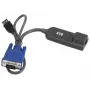 Hewlett-Packard HP USB-liidese adapter - video-/USB-laiendus - HP TFT7600 G2, BLc3000 korpuse, ProLiant DL360p Gen8, ML350e Gen8, serveri konsoolilüliti jaoks (AF628A)