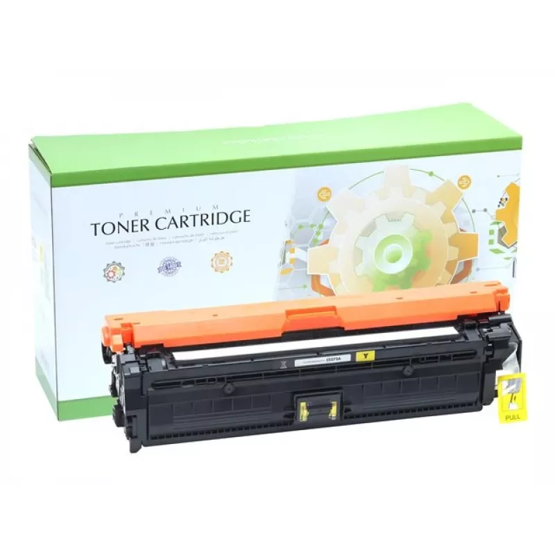 STATIC Toonerikassett, ühilduv HP CE272A / CE342A / CE742A kollane taastäidetud 16000 lehekülge