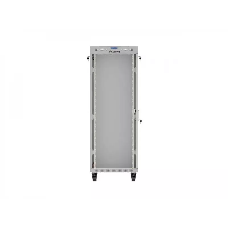 LANBERG 19-tolline 32U seisev rack-kapp 600×600 mm hall perforeeritud uste ja LCD-ga (lame Pack)