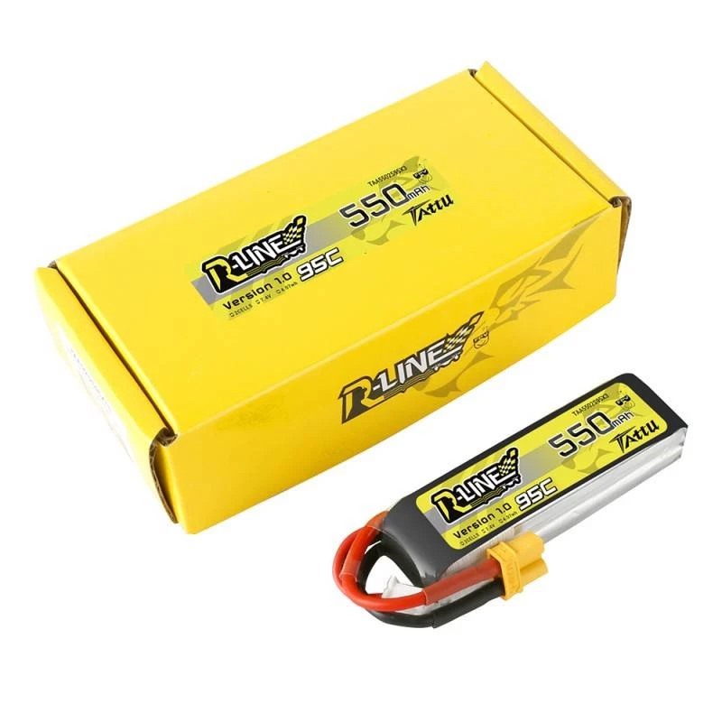 Aku Tattu R-Line 550mAh 7,4V 95C 2S1P XT30