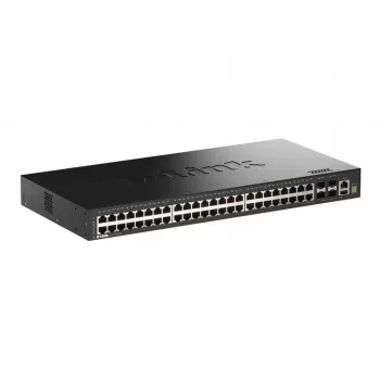 D-Link 52-pordiline Gigabit Stackable Smart hallatav lüliti 4 x 10G SFP+ pordiga