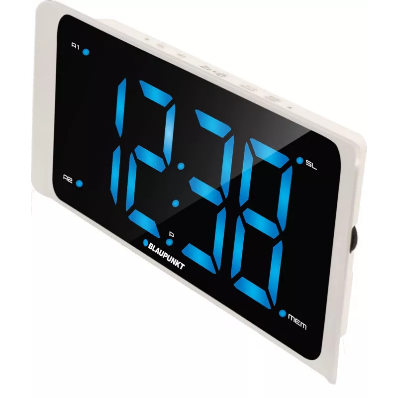 Blaupunkt CR16WH äratuskell Digitaalne äratuskell Must, Valge