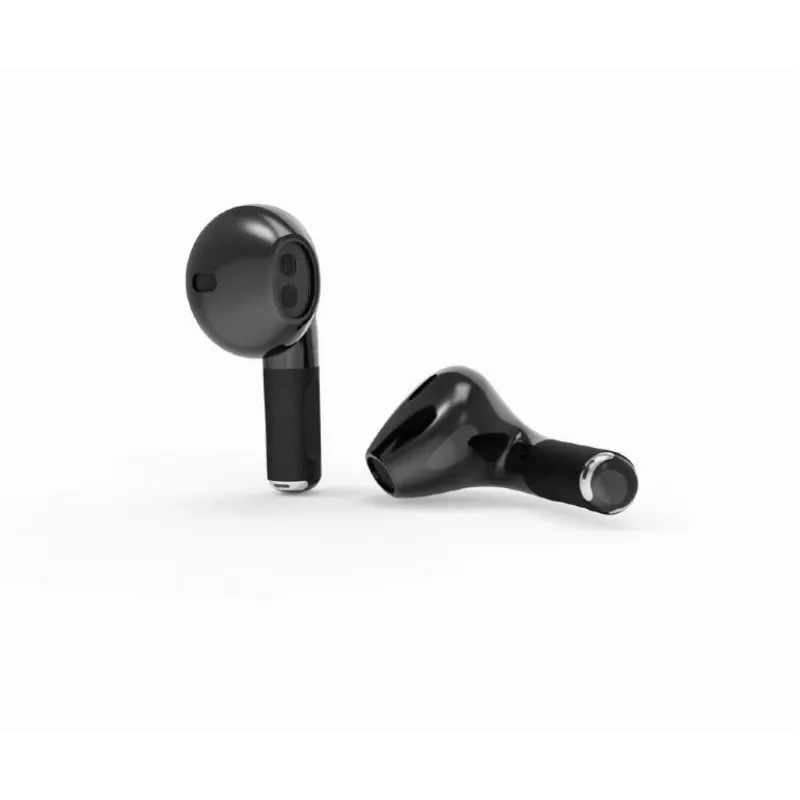 Bluetooth-peakomplekt GEMBIRD TWS-02-BK, kõrvasisene TWS, must/hall, kuni 5 tundi esitusaega, sisseehitatud mikrofon, laadimisümbris