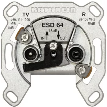 Outlet box Kathrein ESD 64 Silver