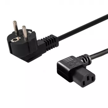 Toitekaabel SAVIO CL-115 IEC C13 isasele, 1,2 m, must