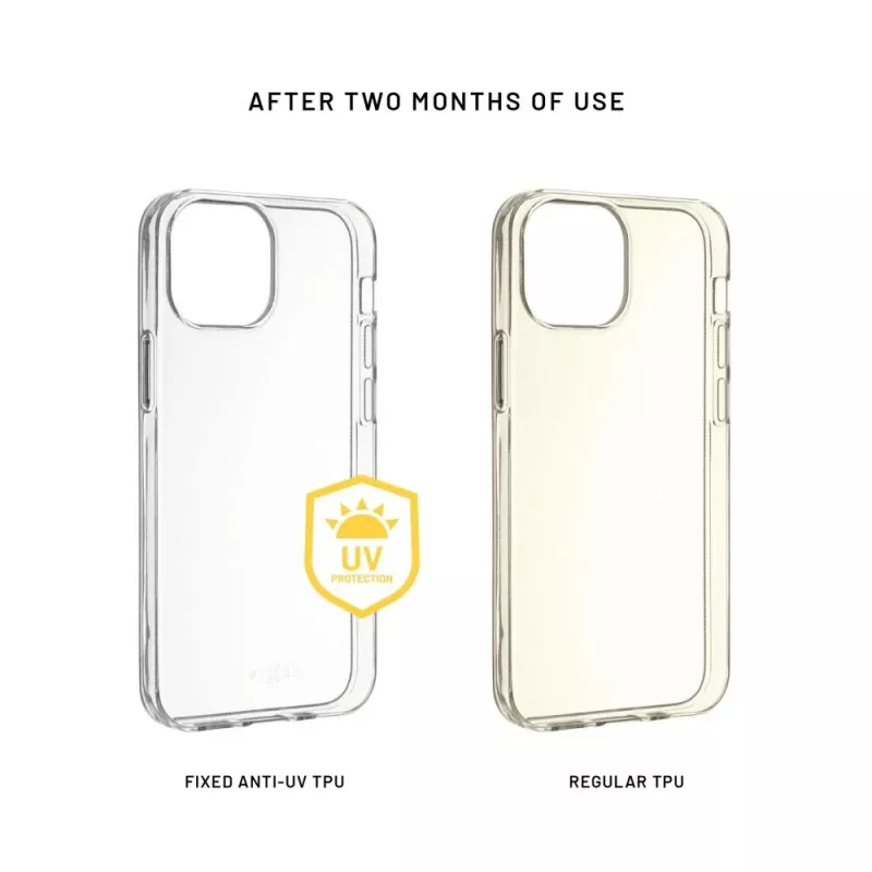 Kaitsev tagakaas FIXED Samsung Galaxy S25+ jaoks — läbipaistev TPU, mudel FIXTCCA-1505-TR