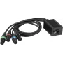 Adapter RJ45-DMX EUROLITE DNK-2 (mudel 70064832) — RJ45-DMX signaalimuundur