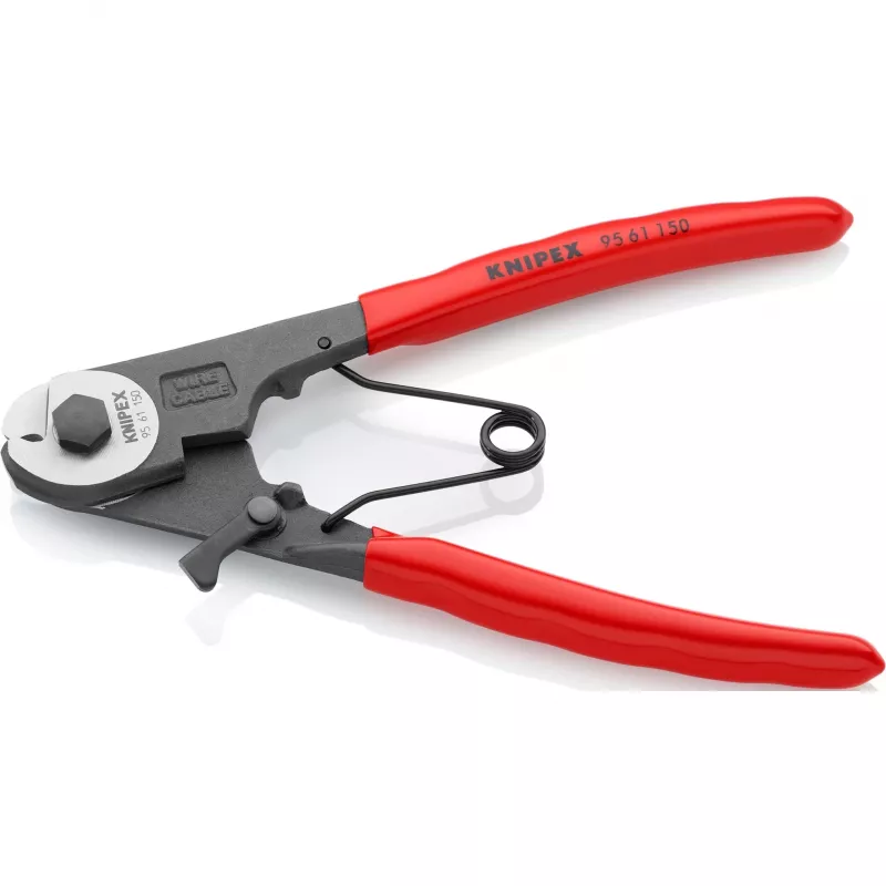 Knipex 95 61 150 kaablikrimpsuti must, punane, hõbedane
