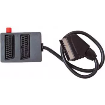 SCART 2-suunaline jaotur adapter ShiverPeaks 94055 — video/heli passiivne signaalijagur