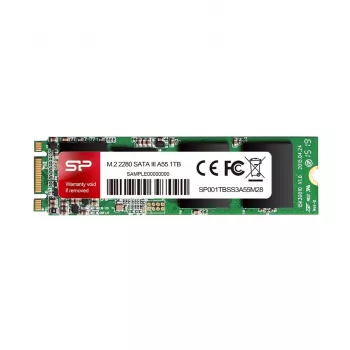 SSD M.2 1 TB Silicon Power SP001TBSS3A55M28 — SATA III, 560/530 MB/s, SLC, MTBF 1,5 M h