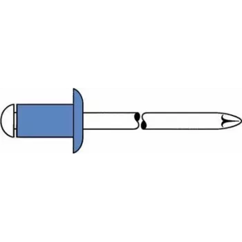 Blindneed GESIPA 6310931 teras/teras 5×12 mm lamepea 6,0–8,5 mm jaoks