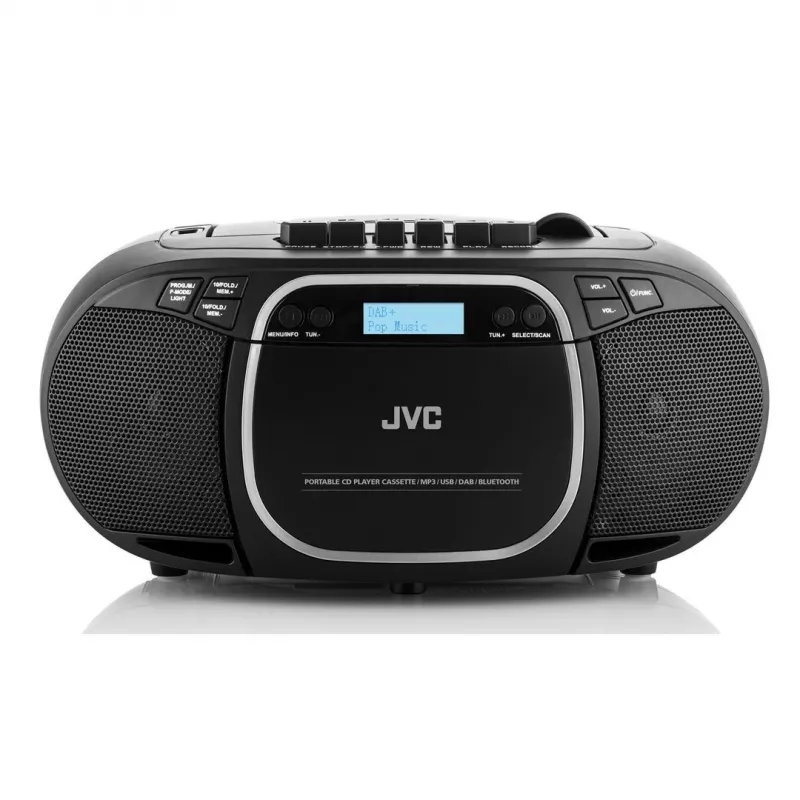 JVC RC-E561B-DAB CD-mängija Must Kaasaskantav CD-mängija