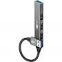 Goobay USB Hub 74456 Type-A 5000 Mbit/s Helehall
