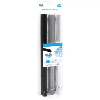 3D pliiats 3DOODLER Create iPRO — kasutab 3 mm niiti, 250-osaline halltoonide komplekt