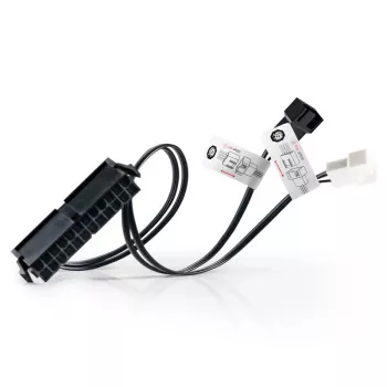 BitsPower 24‑Pin ATX Bridge/Tester with Fan Header — BPTA‑PSC‑SOC