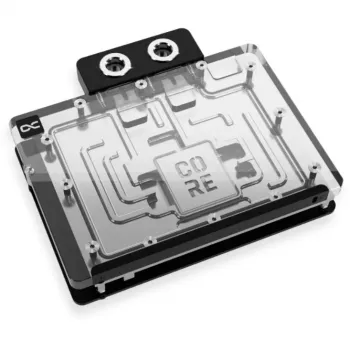 Tagakaas Alphacool 10260 Alumiinium Kroom Vask Must 154mm