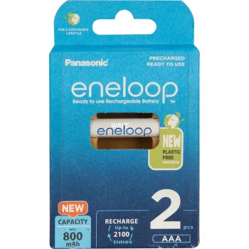 Laetavad patareid PANASONIC ENELOOP AAA 800 mAh 2 tk (BK-4MCDE/2CP)