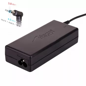 Akyga AK-ND-26 sülearvuti toiteadapter HP-le, 90 W, 19,5 V, 4,62 A, 4,5 x 3,0 mm + tihvt
