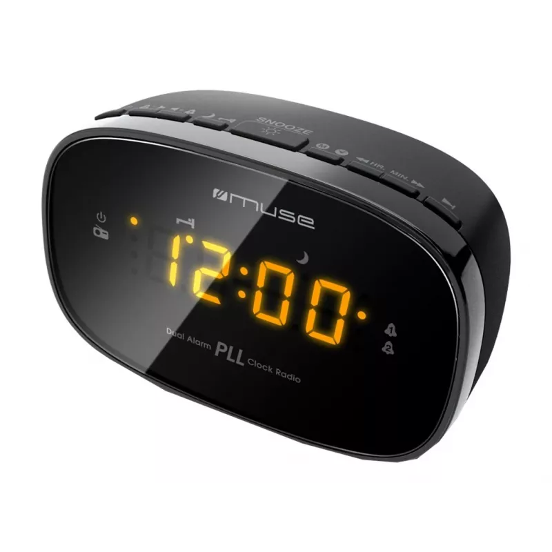 Kellraadio Muse M-150CR FM PLL tuuneriga, 1,52 cm LED-ekraan, äratus (raadio/summer), vahelduvvool 230 V/AAA-patareid