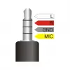 DeLOCK helikaabel 0,25 m 3,5 mm 2 × 3,5 mm Must