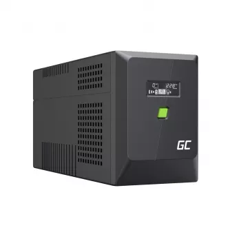 Katkematu toiteallikas UPS Line-Interactive 2 kVA 1200 W, roheline Cell, 4 vahelduvvoolupesa, USB, 12 V 9 Ah VRLA (torn)