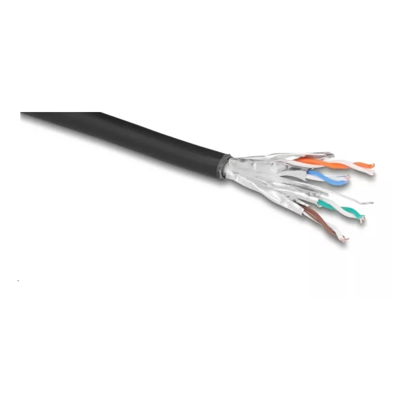 Võrgukaabel DeLOCK 80597 must Cat6a U/FTP 50m