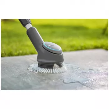 GARDENA Disc Brush Soft, akutoitelisele puhastuskombainile AquaBrush, pesuhari (hall/türkiis)