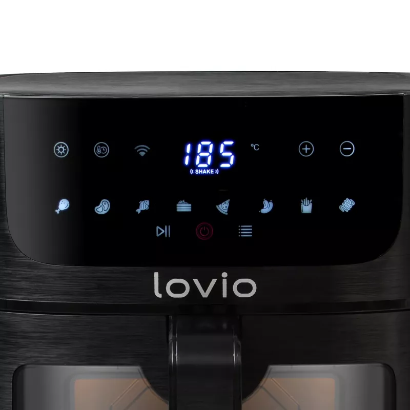 Lovio LVAF002BK PureFry XL Smart 6L Must