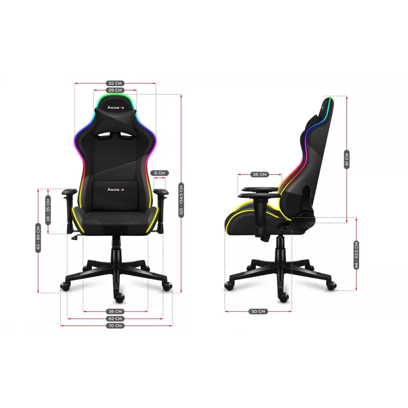 Huzaro Force 6.2 Mesh RGB mänguritool