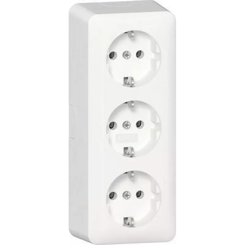 GIRA Pistikupesa SCHUKO 478913 3f AP RW (478913)
