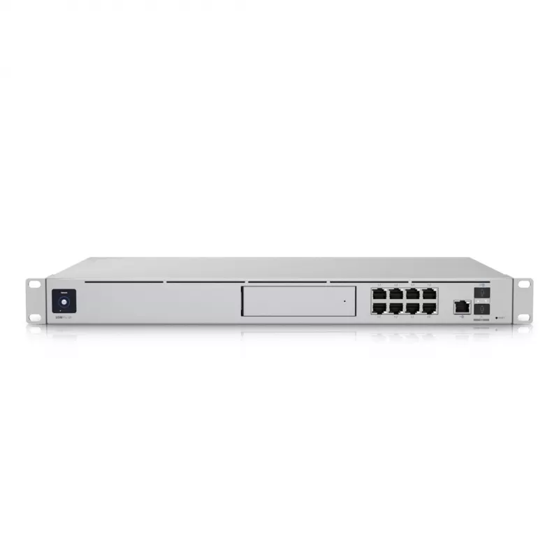 Gateway UBIQUITI Dream Machine Special Edition — riiul 1U, 8x RJ-45 LAN, PoE, 1,7 GHz protsessor, 4 GB DDR4, 16 GB välkmälu, 3,3 cm puuteekraan